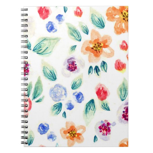 Frühlingsblumen, Notebook Notizblock (Vorderseite)