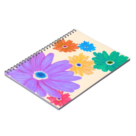 Frühlingsblumen Notizblock (Linke Seite)