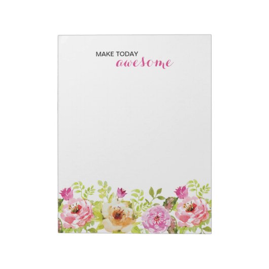 Frühlingsblumen Notizblock (Rotiert)