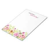 Frühlingsblumen Notizblock (angewinkelt)