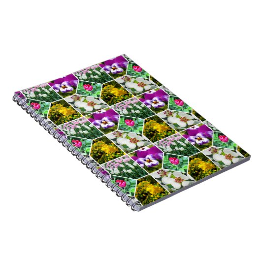 Frühlingsblumen Notizblock (Rechte Seite)