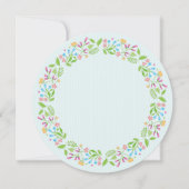 Frühlingsblumen Osterfeiertag Einladung 2 (Vorderseite)