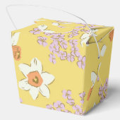 Frühlingsblumen Osterglocke Geschenkschachtel (Rückseite)