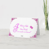 Frühlingsblumen - Osterkarte Feiertagskarte (Rückseite)