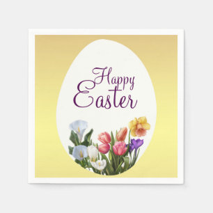 Frühlingsblumen Ostern Frühlingsblumen Elegant Serviette