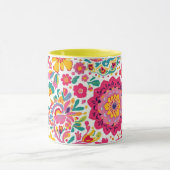 Frühlingsblumen-Paisley Tasse (Zentrum)