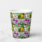 Frühlingsblumen Pappbecher (Rückseite)