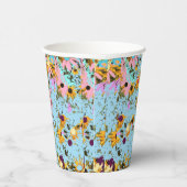 Frühlingsblumen Pappbecher (Rechts)
