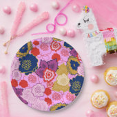 Frühlingsblumen Pappteller (Party)