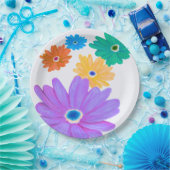 Frühlingsblumen pappteller (Party)