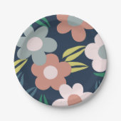 Frühlingsblumen Pappteller (Vorderseite)