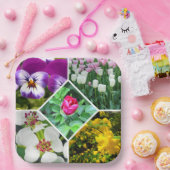 Frühlingsblumen Pappteller (Party)