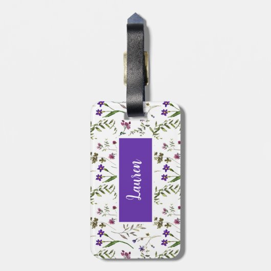Frühlingsblumen Personalisierter Gepäckanhänger