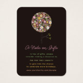 Frühlingsblumen Pop Bäume Geburtstag anstelle von (Vorderseite)