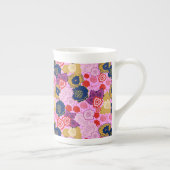 Frühlingsblumen Porzellantasse (Rechts)