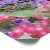 Frühlingsblumen Poster (Ecke)