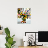 Frühlingsblumen Poster (Heimbüro)