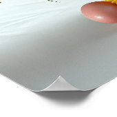 Frühlingsblumen Poster (Ecke)