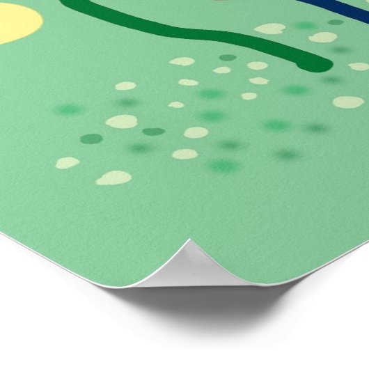 Frühlingsblumen Poster (Ecke)