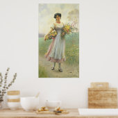Frühlingsblumen Poster (Küche)