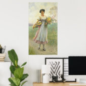Frühlingsblumen Poster (Heimbüro)