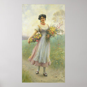 Frühlingsblumen Poster