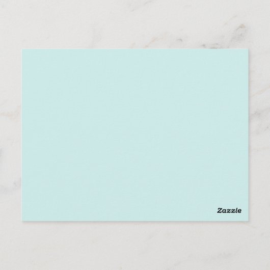 Frühlingsblumen Postkarte (Rückseite)