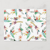 Frühlingsblumen Postkarte (Vorderseite)