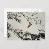 Frühlingsblumen Postkarte (Vorne/Hinten)