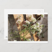 Frühlingsblumen Postkarte (Vorne/Hinten)