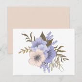 Frühlingsblumen Postkarte (Vorne/Hinten)