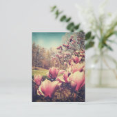 Frühlingsblumen Postkarte (Stehend Vorderseite)