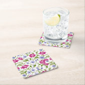 Frühlingsblumen Rechteckiger Pappuntersetzer (Vor Ort)