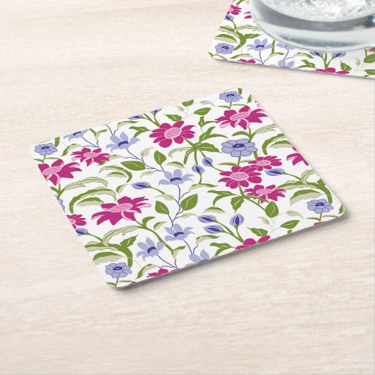 Frühlingsblumen Rechteckiger Pappuntersetzer (angewinkelt)