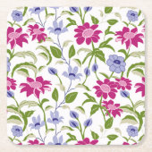 Frühlingsblumen Rechteckiger Pappuntersetzer (Vorderseite)