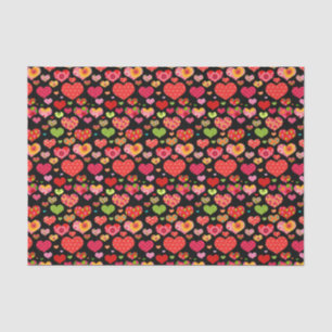Frühlingsblumen Regenbogen Liebe Herz Seidenpapier