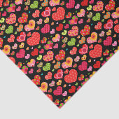 Frühlingsblumen Regenbogen Liebe Herz Seidenpapier (Ausschnitt)