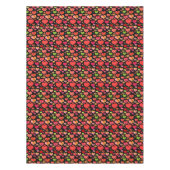 Frühlingsblumen Regenbogen Liebe Herz Tischdecke (Vorderseite)