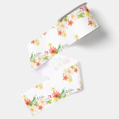 Frühlingsblumen Ripsband (Rückseite)