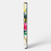 Frühlingsblumen Sarkasmus Zitat iPhone Hülle (Linke Seite)