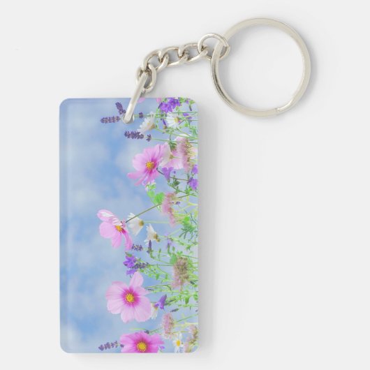 Frühlingsblumen Schlüsselanhänger (Rückseite)