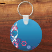 Frühlingsblumen Schlüsselanhänger (Vorderseite)