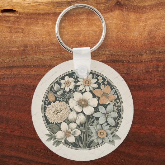 Frühlingsblumen Schlüsselanhänger (Rückseite)
