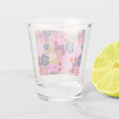 Frühlingsblumen Schnapsglas (Rückseite)