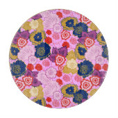 Frühlingsblumen Schneidebrett (Vorderseite)