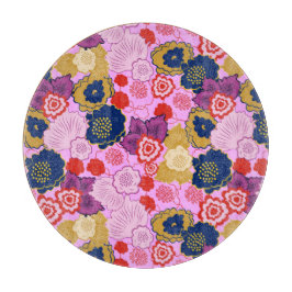 Frühlingsblumen Schneidebrett