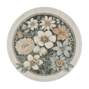 Frühlingsblumen Schneidebrett
