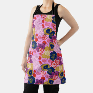 Frühlingsblumen Schürze