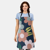 Frühlingsblumen Schürze (Getragen)