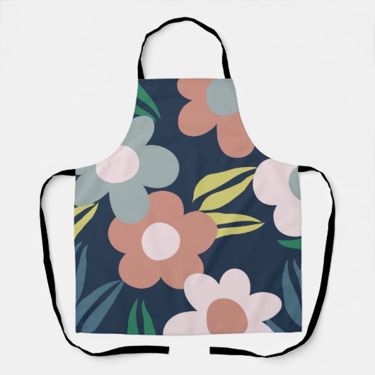 Frühlingsblumen Schürze (Vorderseite)